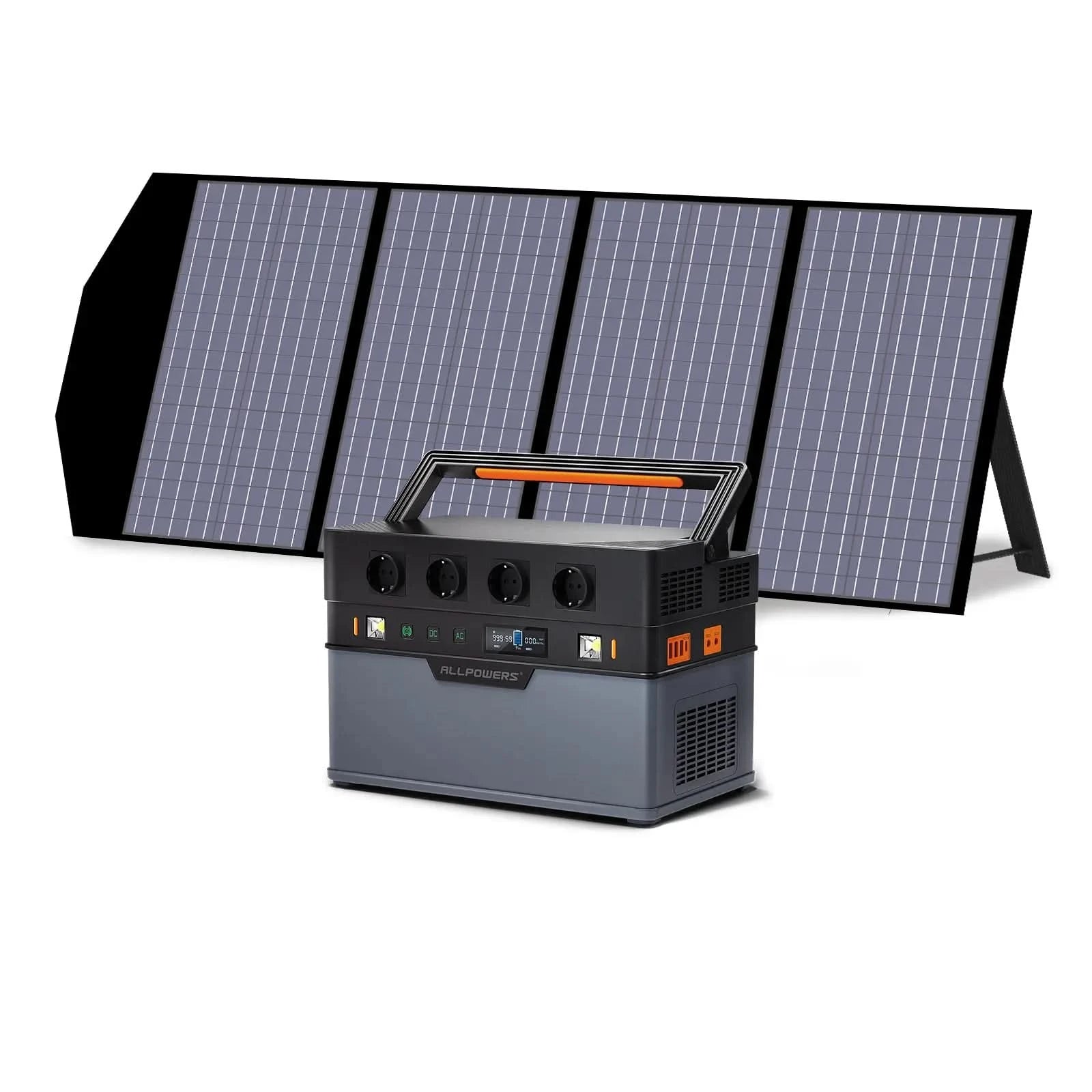 ALLPOWERS Zonnegeneratorset 1500W (S1500 + SP029 140W zonnepaneel)