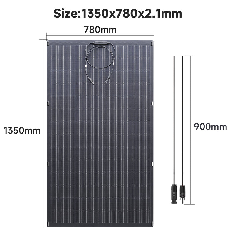 ALLPOWERS Zonnegeneratorset 2400W (S2000 Pro + SF200 200W flexibel zonnepaneel)