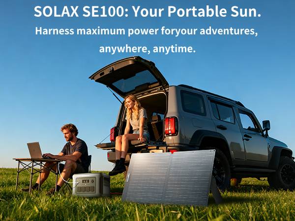 ALLPOWERS R1500 LITE + SOLAX SE100 100W  zonnepaneel Zonnegeneratorset 1600W