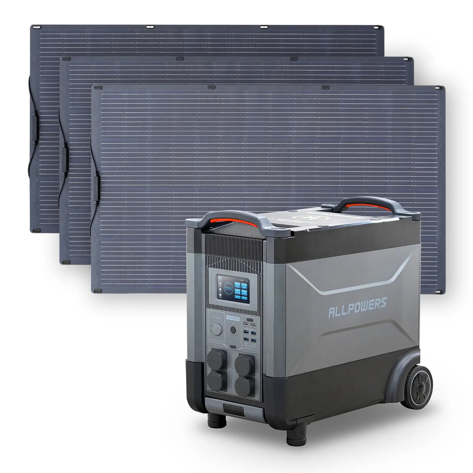 ALLPOWERS Zonnegeneratorset 4000W (R4000 + SF200 200W flexibel zonnepaneel)